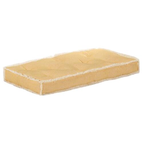 Hynde til pallesofa 73x40x7 cm gul