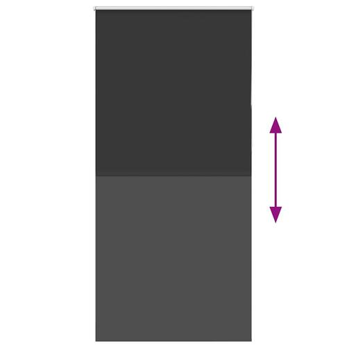 Rullegardin mørklægning 100x210 cm stofbredde 95,7 cm polyester