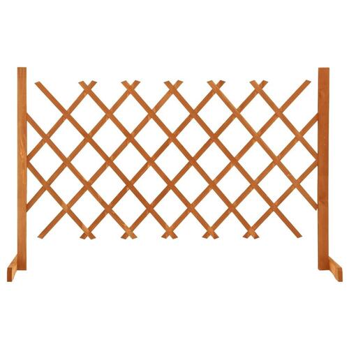 Espalier til haven 120x90 cm massivt fyrretræ orange