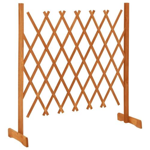 Espalier til haven 120x90 cm massivt fyrretræ orange