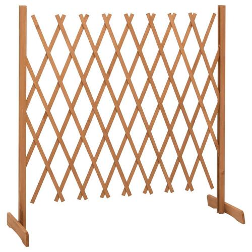 Espalier til haven 180x100 cm massivt fyrretræ orange