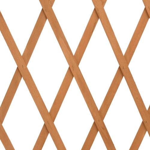 Espalier til haven 180x100 cm massivt fyrretræ orange