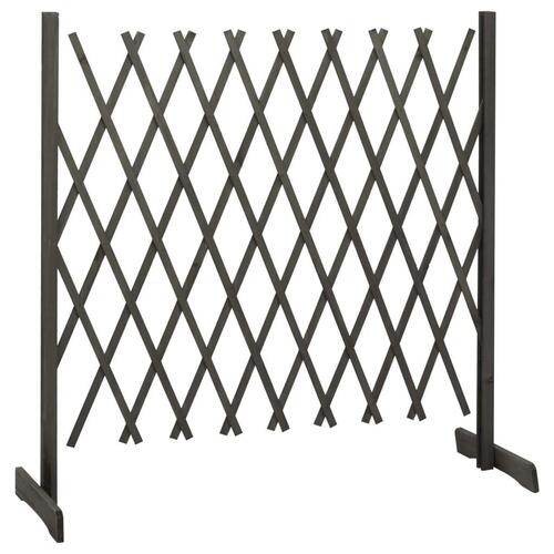 Espalier til haven 180x100 cm massivt fyrretræ grå