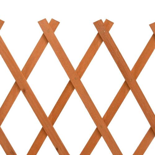 Espalier til haven 150x80 cm massivt fyrretræ orange