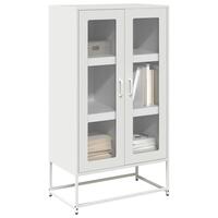 Højskab 68x39x123 cm stål hvid