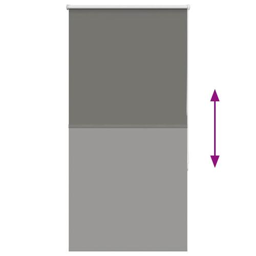 Rullegardin mørklægning 75x175 cm stofbredde 70,7 cm polyester