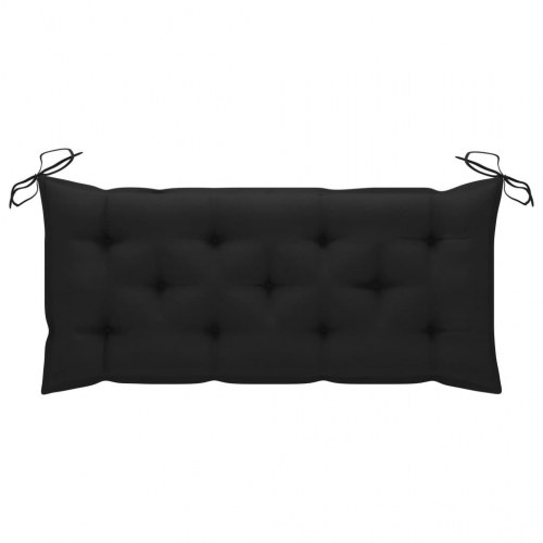 Hynde til havebænk 120x50x7 cm oxfordstof sort