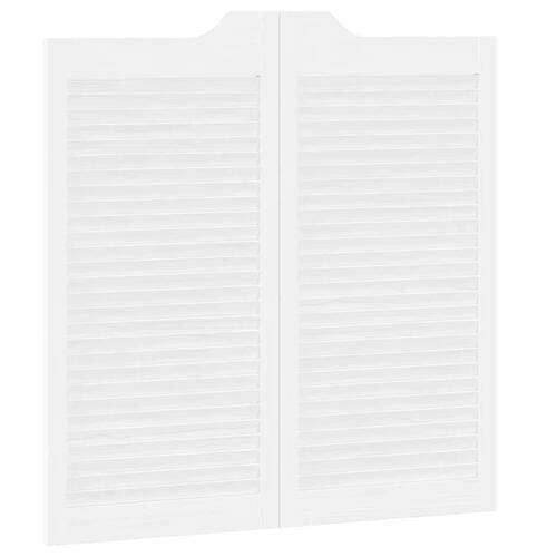Svingdøre 1-par 100x100 cm lameldesign hivid