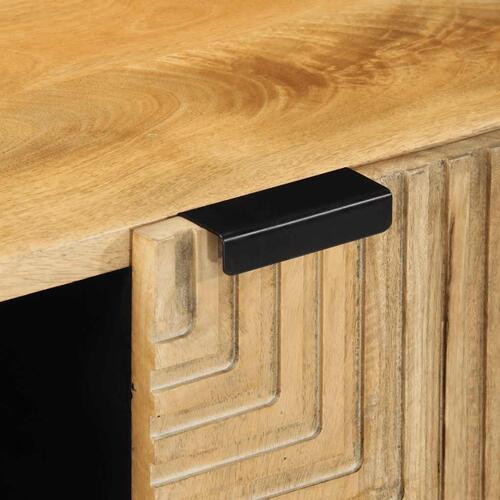 Tv-bord 105x33x46 cm massivt mangotræ brun