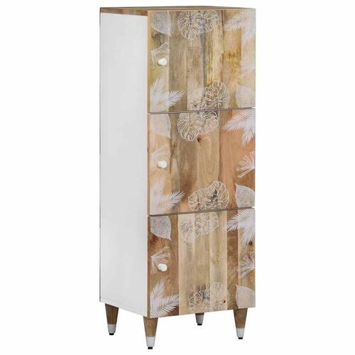 Skab 40x33,5x110 cm massivt mangotræ