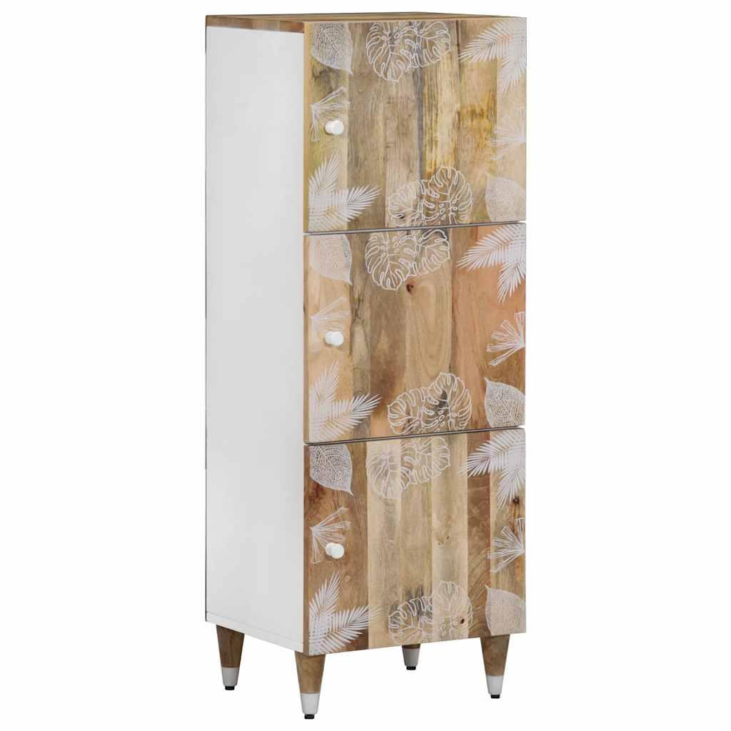 Skab 40x33,5x110 cm massivt mangotræ
