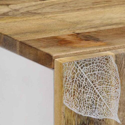 Skab 40x33,5x110 cm massivt mangotræ