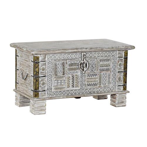 Kiste DKD Home Decor Metal Mangotræ 80 x 40 x 45 cm