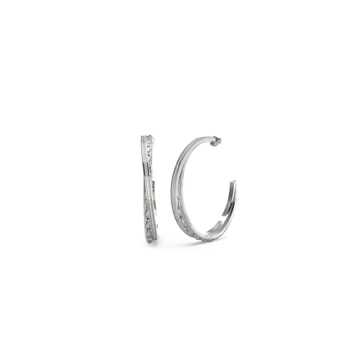 Guess øreringe til kvinder JUBE04585JWRHT-U - sølvfarvet