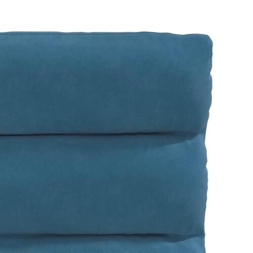 Spisebordsstole 4 stk. velour blå