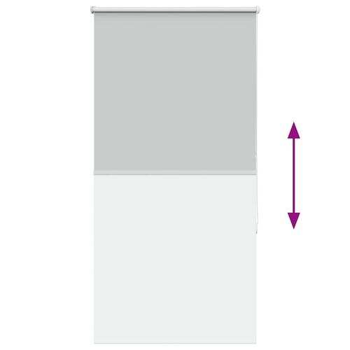 Rullegardin mørklægning 75x130 cm stofbredde 70,7 cm polyester
