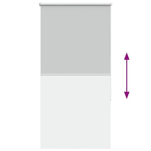 Rullegardin mørklægning 90x130 cm stofbredde 85,7 cm polyester