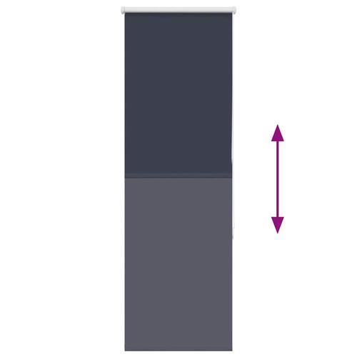Rullegardin mørklægning 55x175 cm stofbredde 50,7 cm polyester