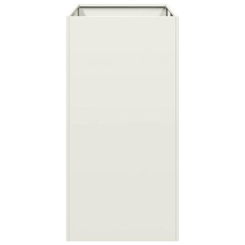 Plantekasse 40x80x80 cm stål hvid