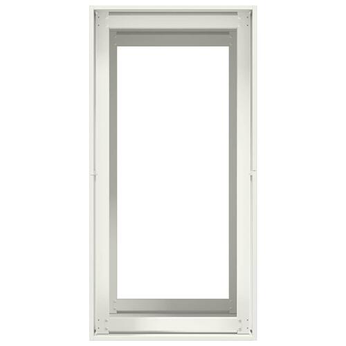 Plantekasse 40x80x80 cm stål hvid