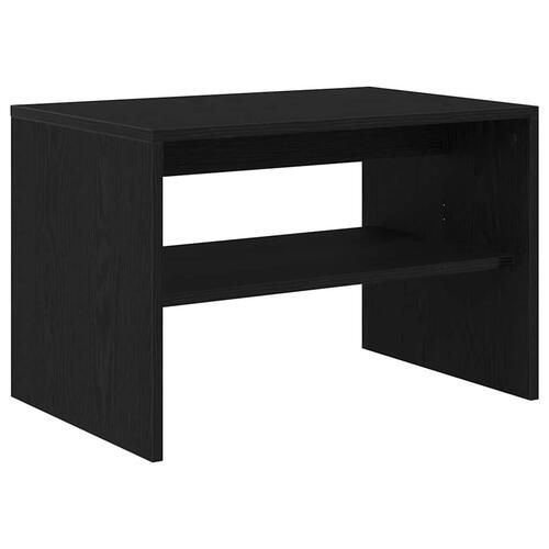 Tv-bord 60x40x40 cm konstrueret træ sort egetræsfarve