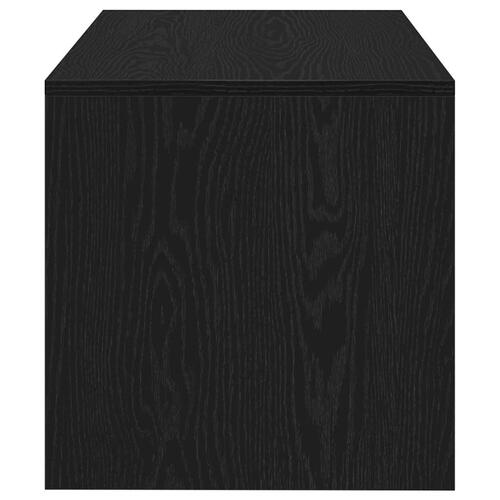 Tv-bord 60x40x40 cm konstrueret træ sort egetræsfarve