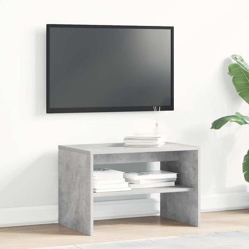Tv-bord 60x40x40 cm konstrueret træ betongrå