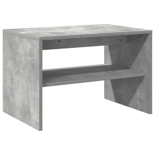 Tv-bord 60x40x40 cm konstrueret træ betongrå