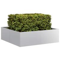 Plantekasse 100x100x30 cm galvaniseret stål