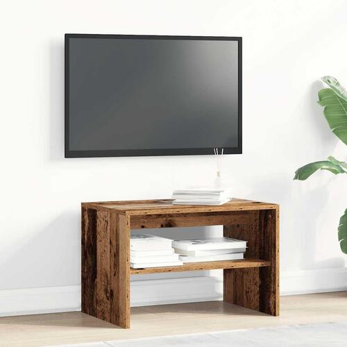 Tv-bord 60x40x40 cm konstrueret træ antikt træ