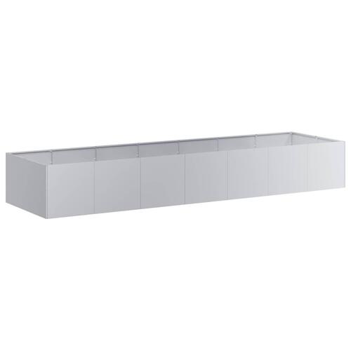 Plantekasse 280x80x40 cm galvaniseret stål