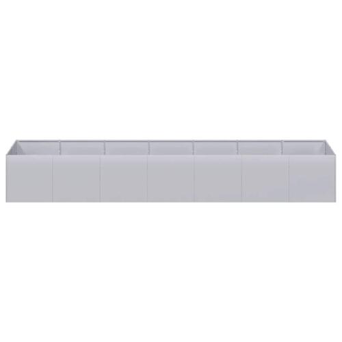 Plantekasse 280x80x40 cm galvaniseret stål