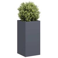 Plantekasse 40x40x80 cm koldvalset stål antracitgrå