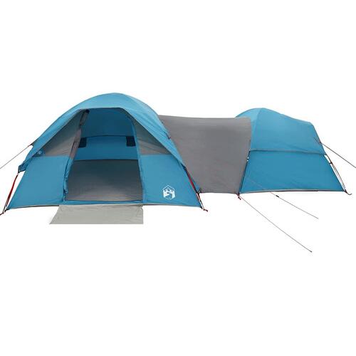 5-personers campingtelt vandafvisende blå