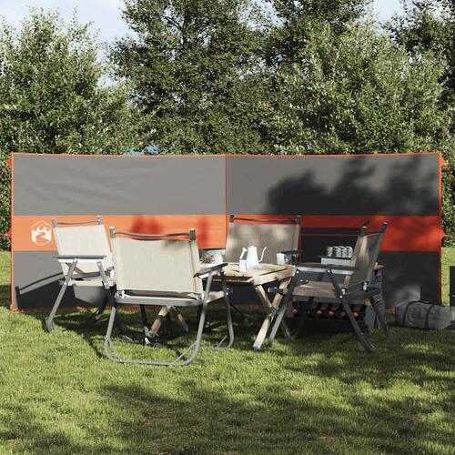 Læsejl 344x120 cm vandtæt grå og orange