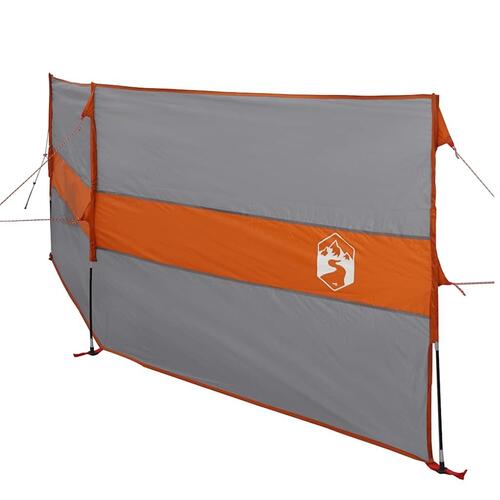 Læsejl 344x120 cm vandtæt grå og orange