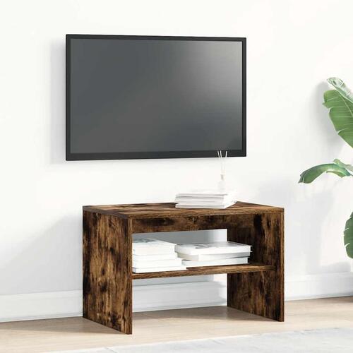 Tv-bord 60x40x40 cm konstrueret træ røget egetræsfarve