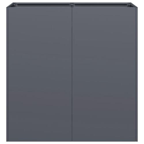 Plantekasse 80x40x80 cm koldvalset stål antracitgrå