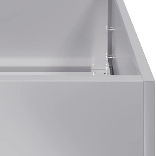 Plantekasse 40x80x80 cm galvaniseret stål