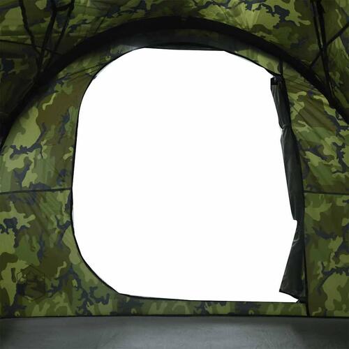 6-personers familietelt vandafvisende camouflage