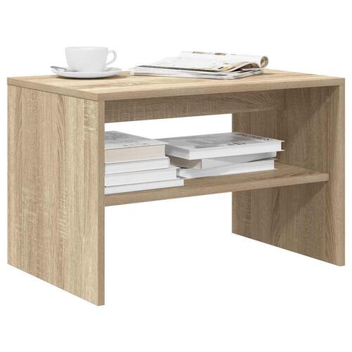 Tv-bord 60x40x40 cm konstrueret træ sonoma-eg