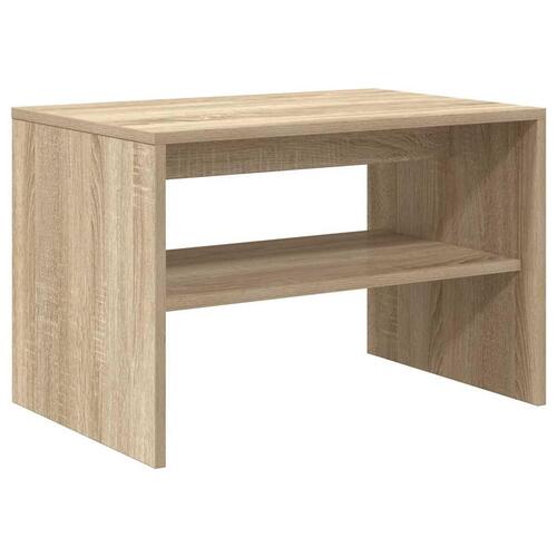 Tv-bord 60x40x40 cm konstrueret træ sonoma-eg