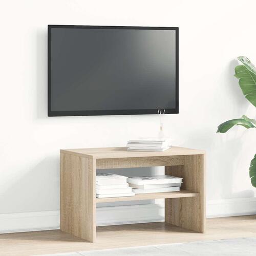 Tv-bord 60x40x40 cm konstrueret træ sonoma-eg