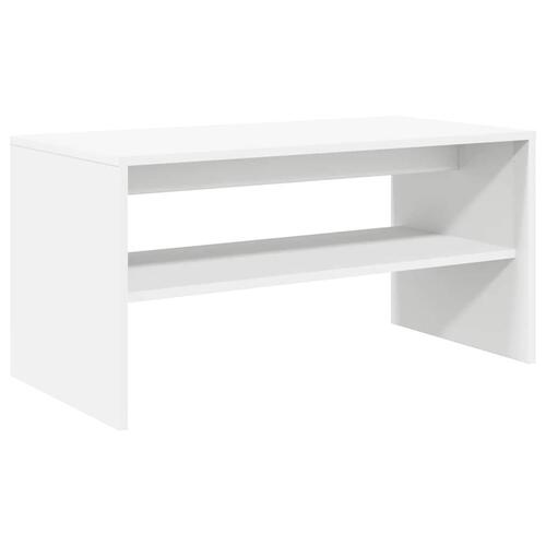 Tv-bord 60x40x40 cm konstrueret træ hvid
