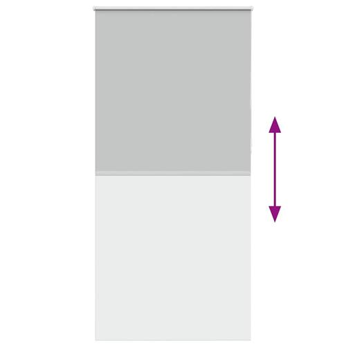 Rullegardin mørklægning 90x210 cm stofbredde 85,7 cm polyester