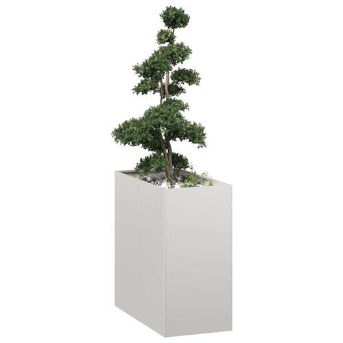 Plantekasse 40x80x80 cm rustfrit stål