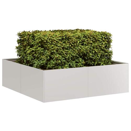 Plantekasse 100x100x30 cm rustfrit stål