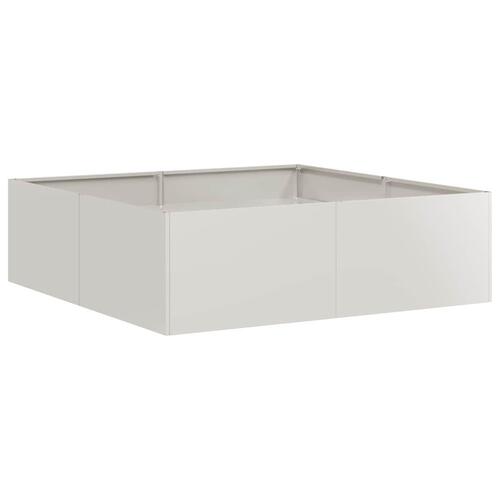 Plantekasse 100x100x30 cm rustfrit stål