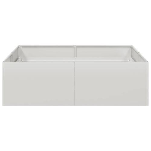 Plantekasse 100x100x30 cm rustfrit stål