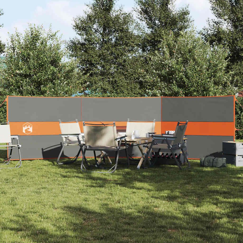 Læsejl 490x123 cm vandtæt grå og orange